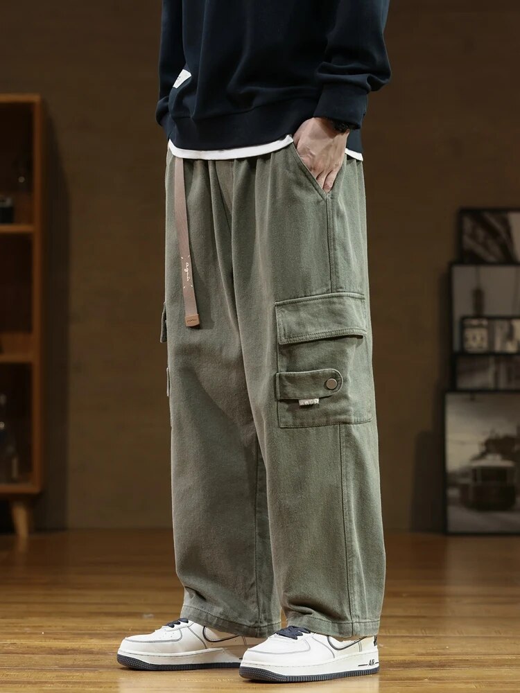 Men's Cargo Trousers with Pockets – Ruben