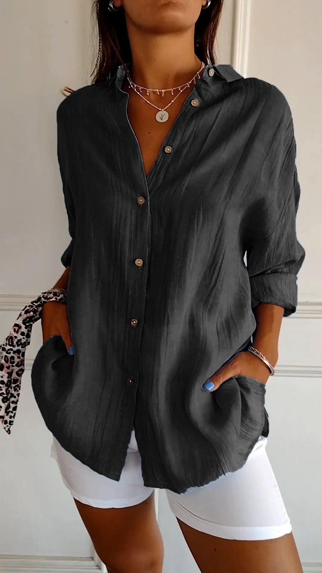 Camisa feminina refinada - Elena