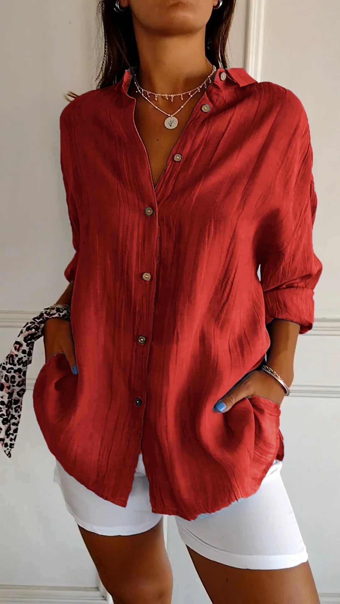 Camisa feminina refinada - Elena