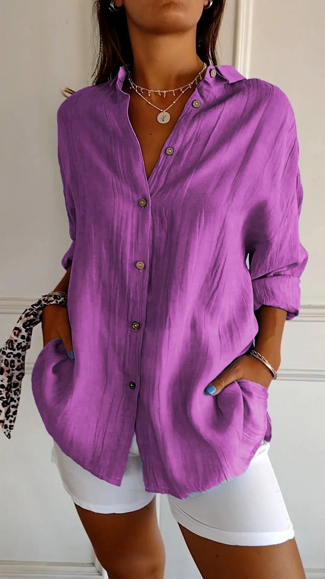 Camisa feminina refinada - Elena