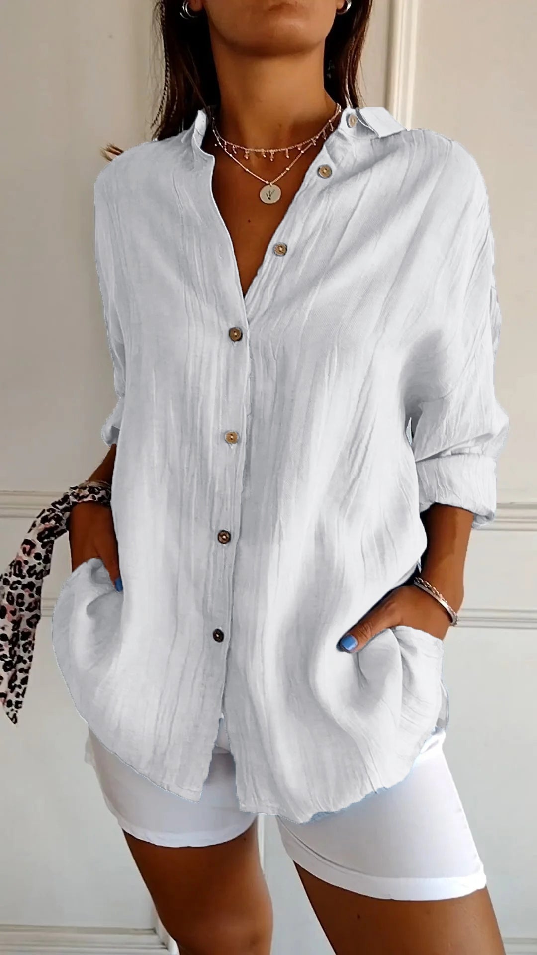 Camisa feminina refinada - Elena