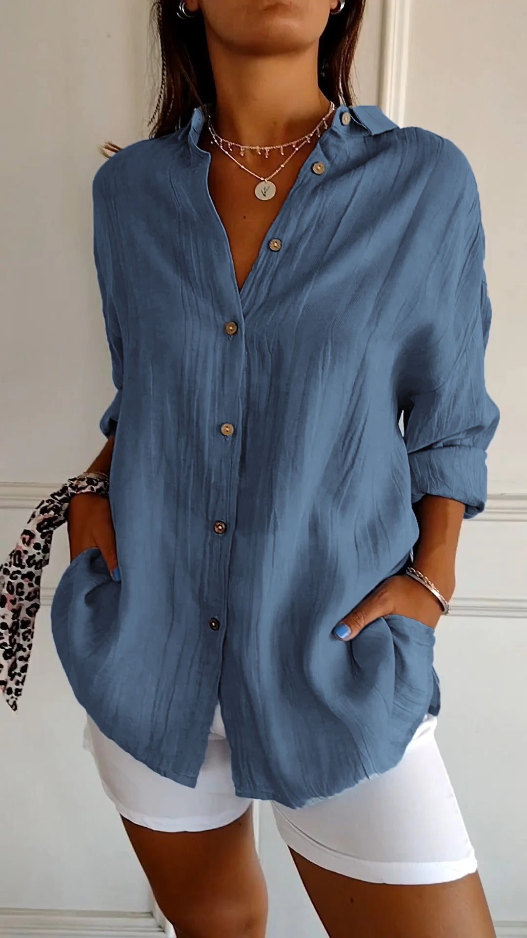 Camisa feminina refinada - Elena