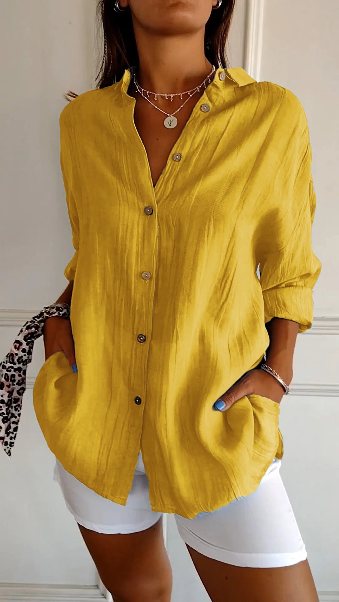 Camisa feminina refinada - Elena