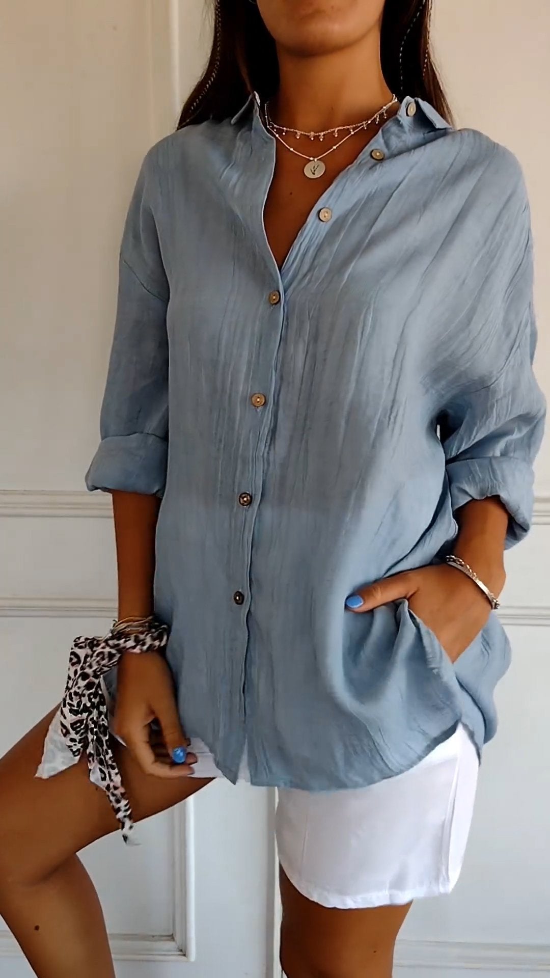 Camisa feminina refinada - Elena