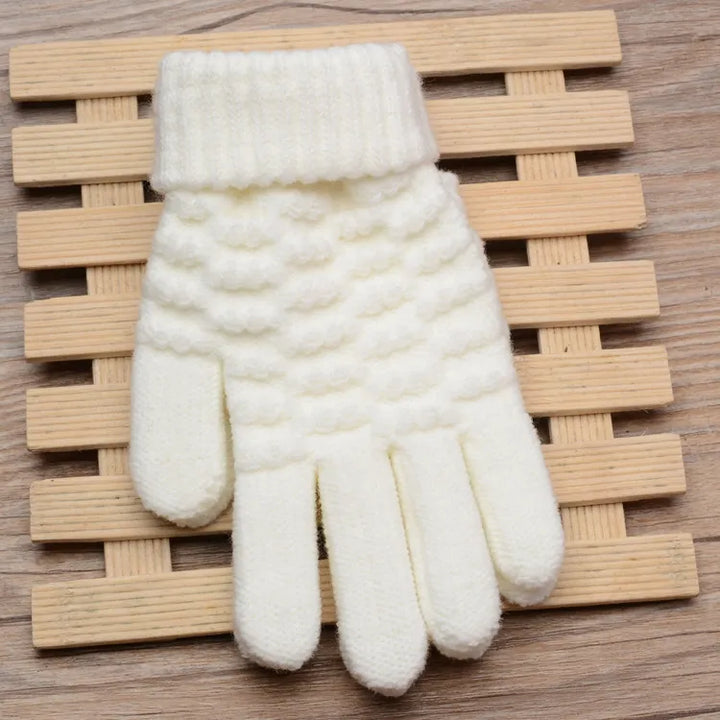 Knitted Touchscreen Gloves for Women - Amara-Black-Nora Luxe