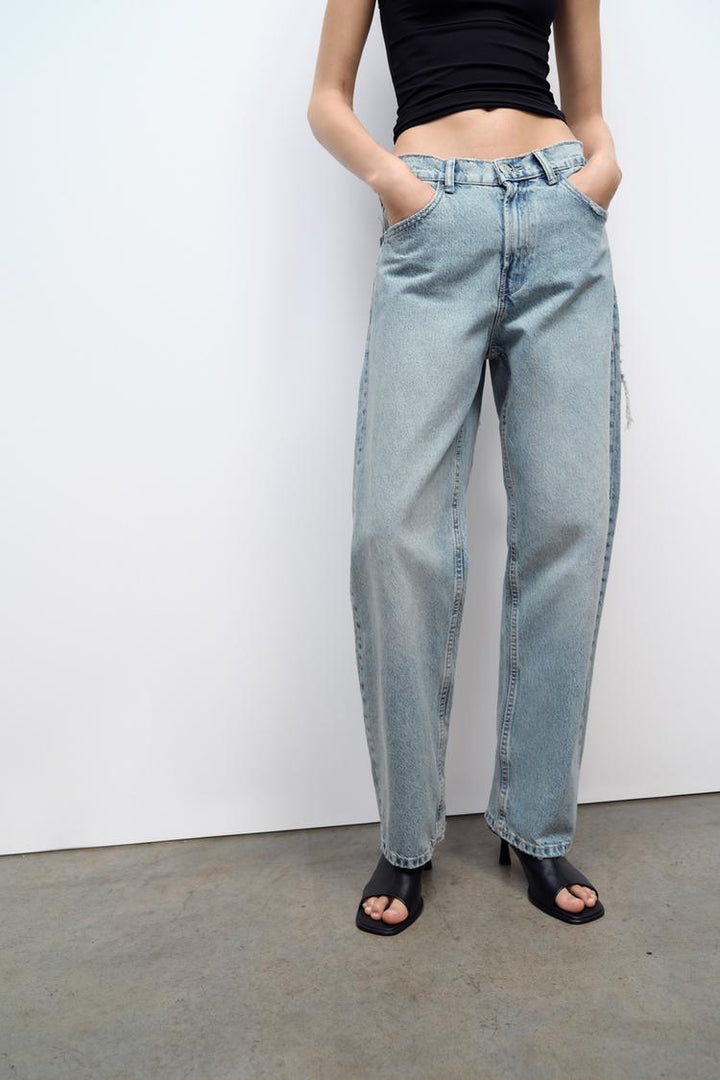 Ladies Baggy Jeans - Ava-36-Nora Luxe