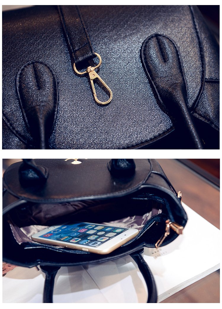 Ladies' Handbag - CatWalk™-Black-Nora Luxe
