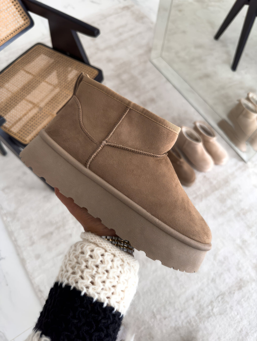 Ladies Winter Boots - WinterWalker-Khaki-4.0-Nora Luxe