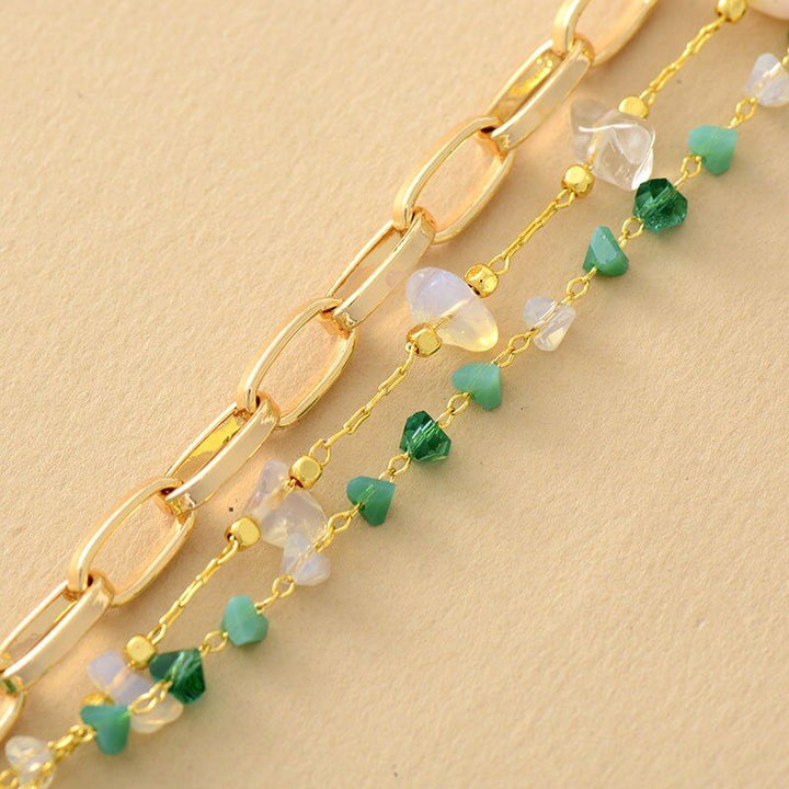 Layered Bracelet Turquoise & Opal – Isabelle-Turquoise-Nora Luxe