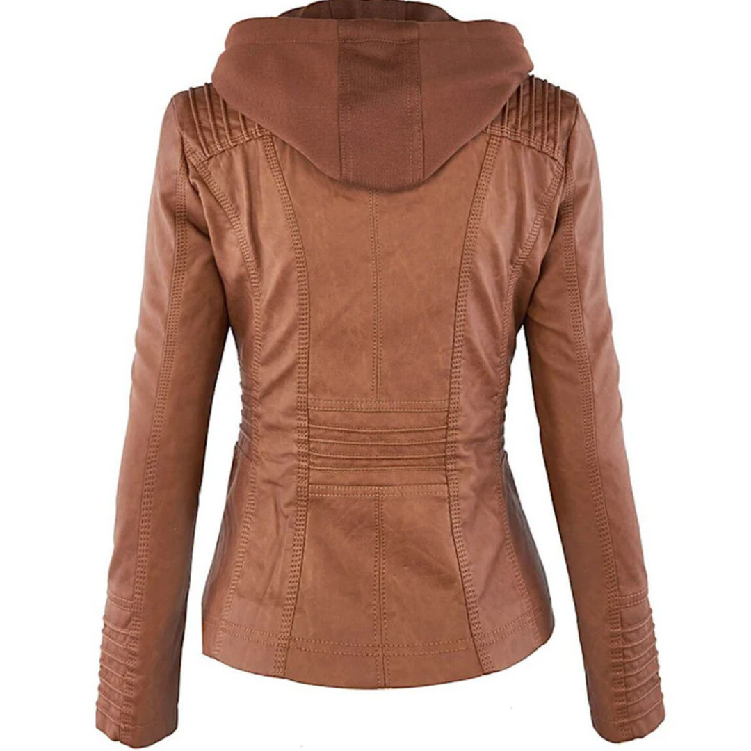 Learning Ladies Jacket with Hood - Emma-Black-S-Nora Luxe