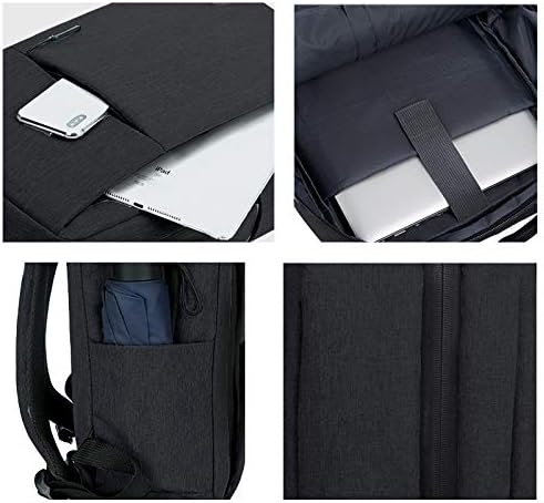 Slim Waterproof Laptop Backpack with USB Port