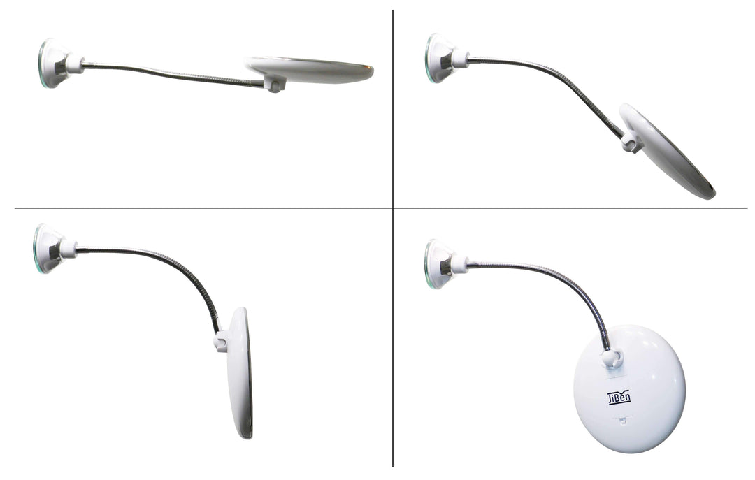 LED Magnifying Mirror with Flexible Gooseneck – Claravue-The Livary