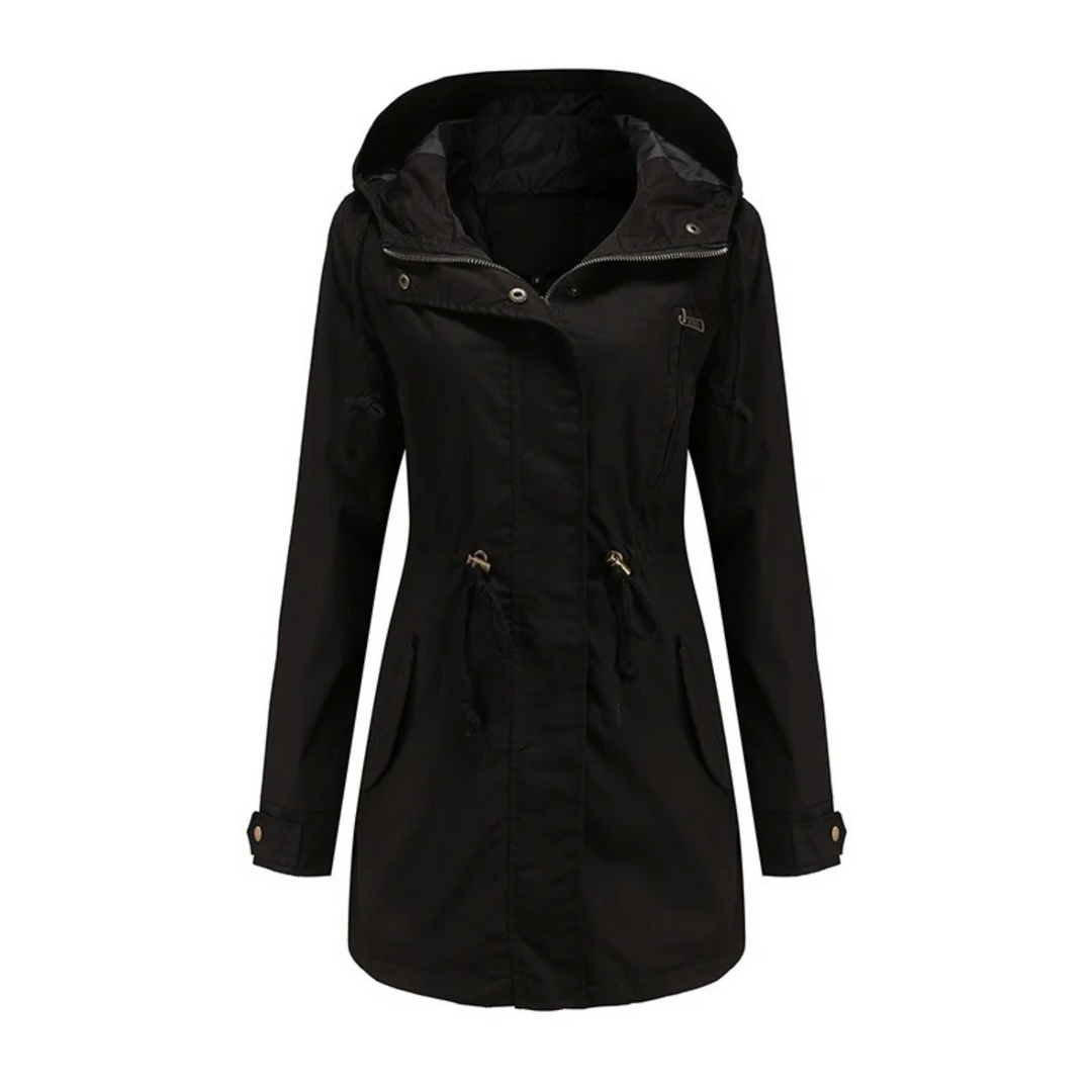 Light & Stylish Women's Summer Jacket with Long Fit – Amira-Black-S-Nora Luxe