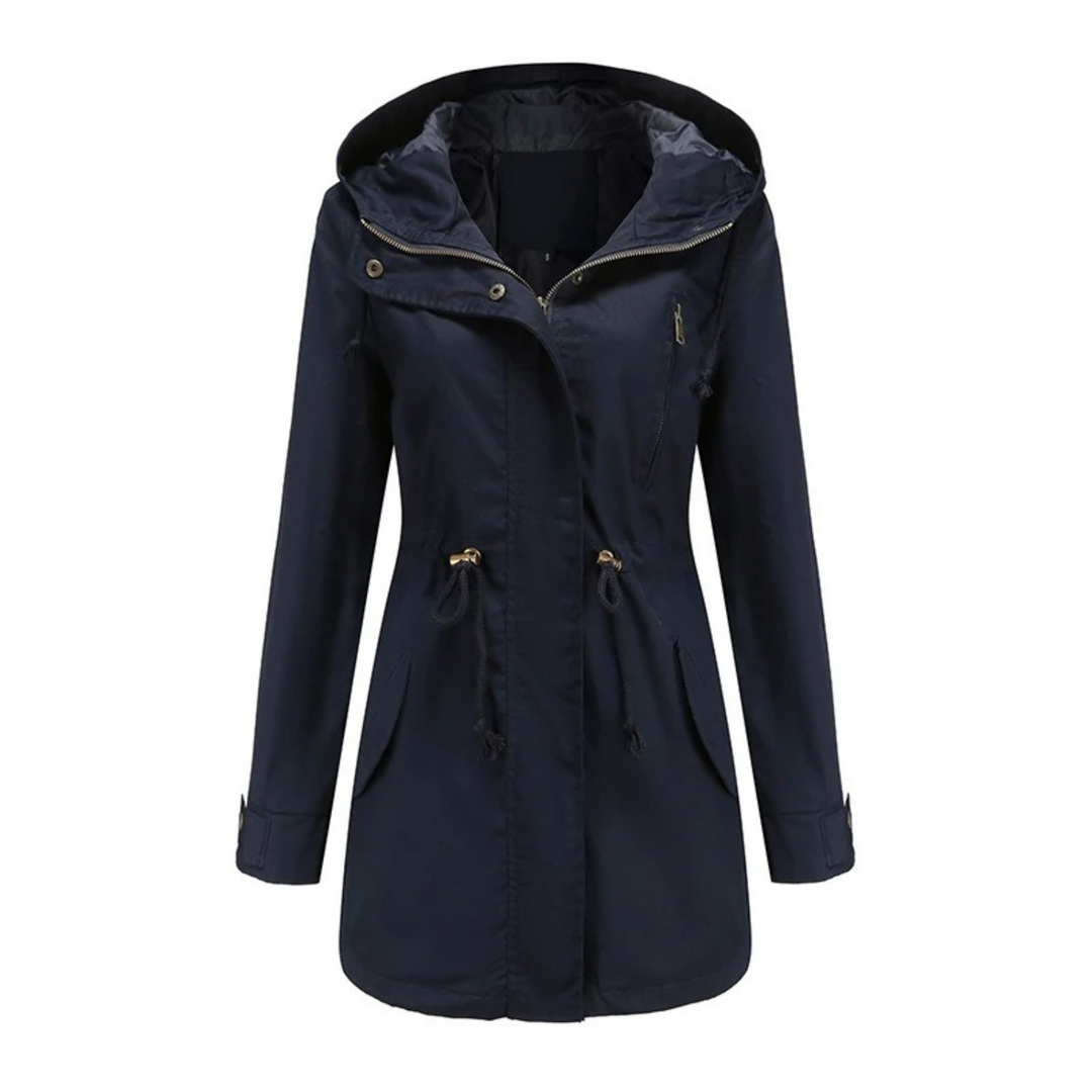 Light & Stylish Women's Summer Jacket with Long Fit – Amira-Blue-S-Nora Luxe