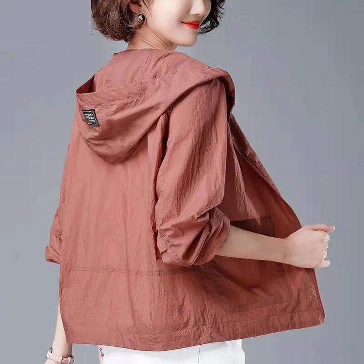 Light Women’s Summer Jacket – Ylva-Red-S-State of Style