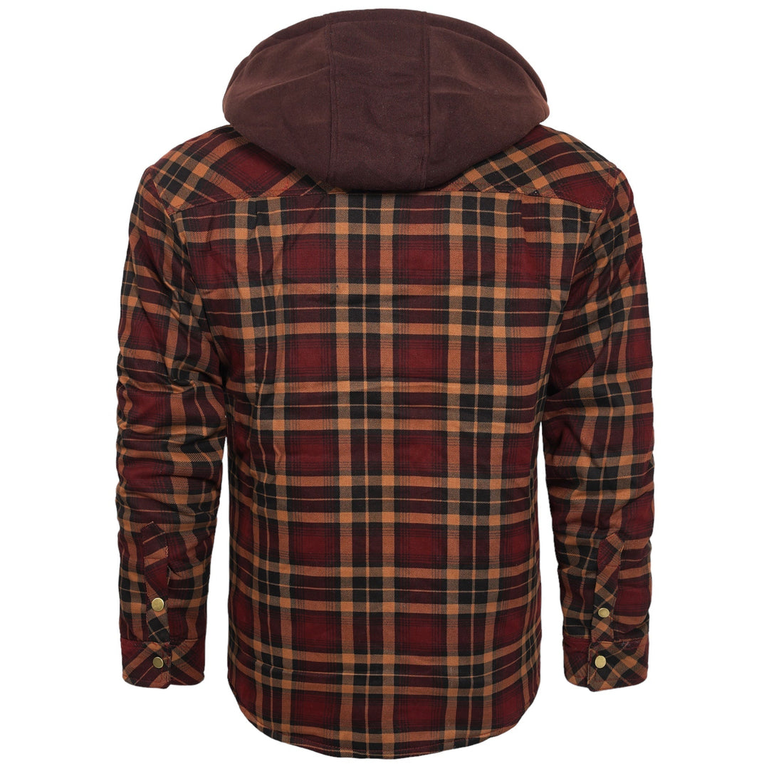 Lightweight Autumn Jacket for Men - Vertex-Dark Orange-S-Nora Luxe