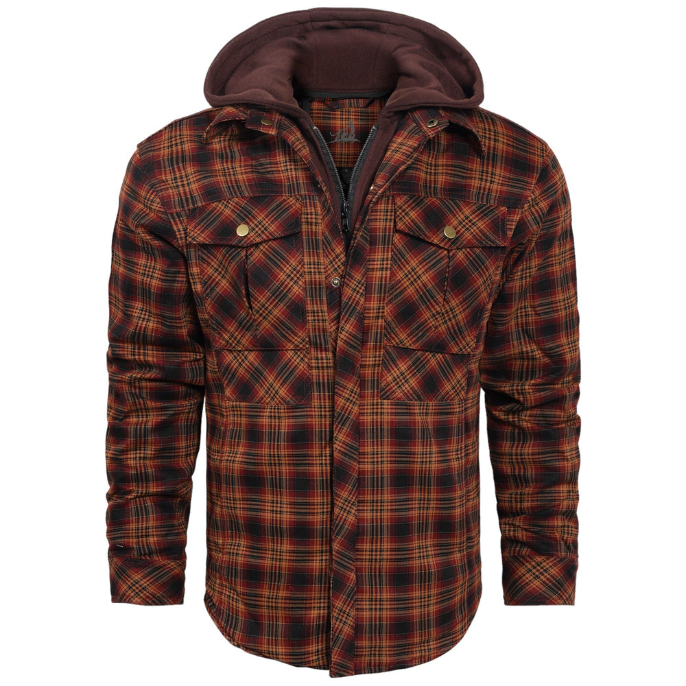 Lightweight Autumn Jacket for Men - Vertex-Dark Orange-S-Nora Luxe