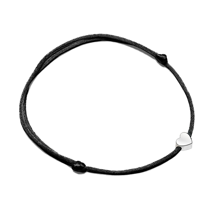 Little Love Bracelet - Elise-Silver-Black-Nora Luxe