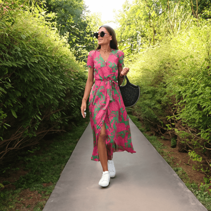Vestido de verão colorido - Luna
