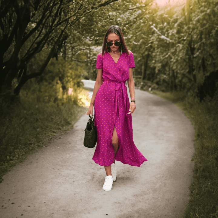 Vestido de verão colorido - Luna