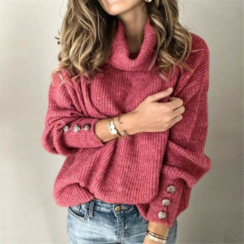 Ladies' Sweater with Buttons – Yara