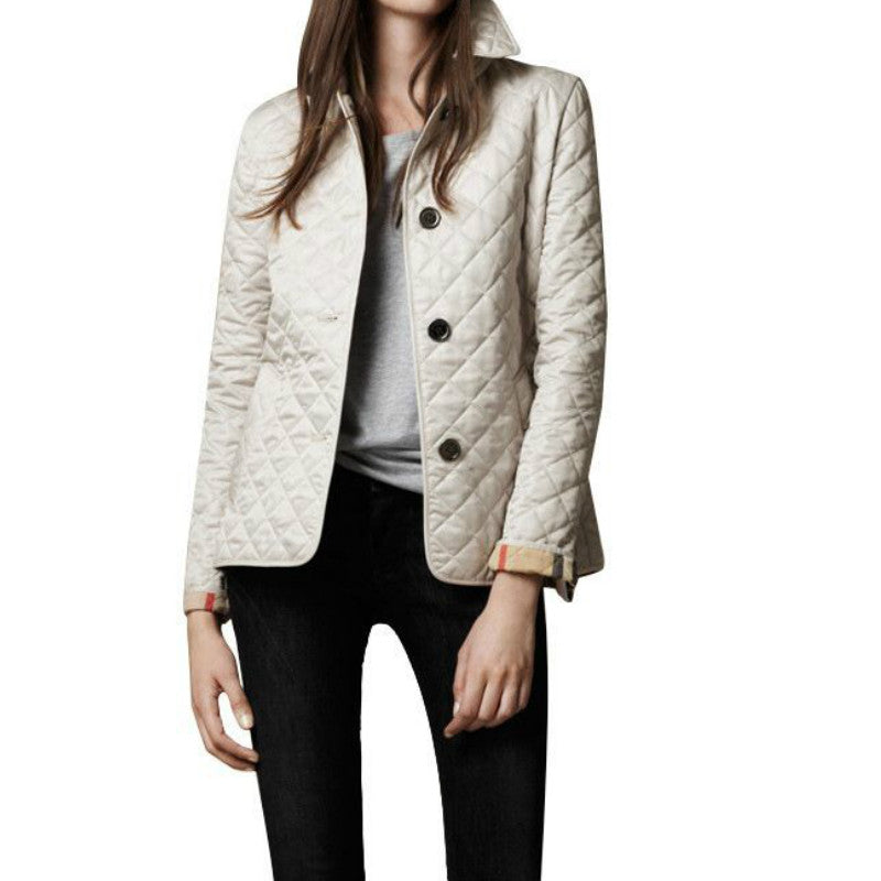 Quilted Women's Jacket with Buttons – Elin