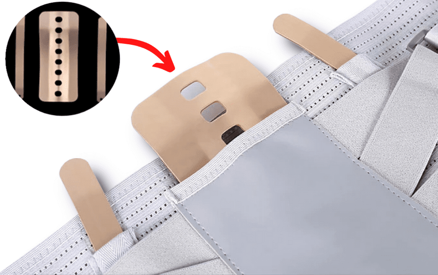 Lumbar Back Brace – Thijmen-Silver-S-The Livary