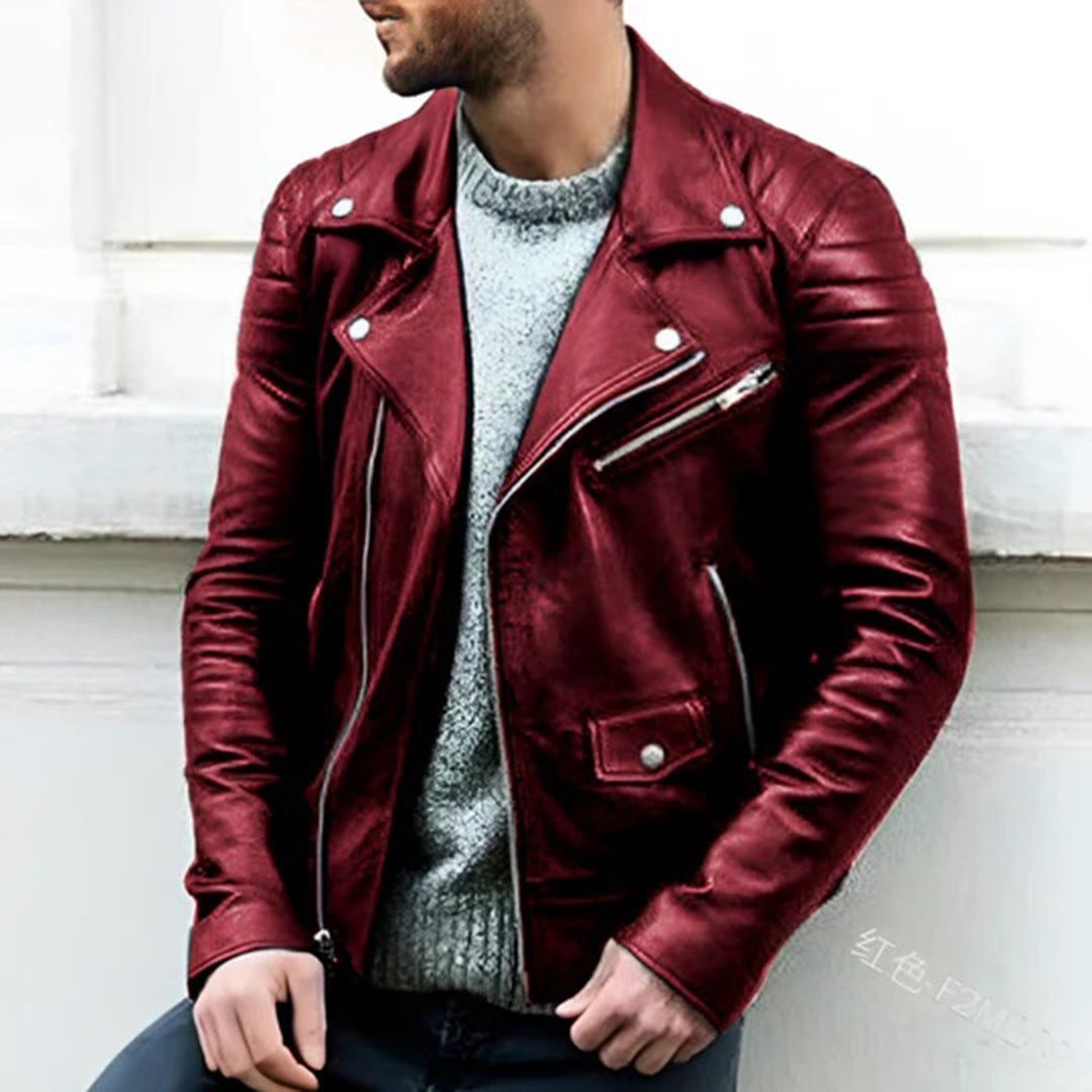 Jaqueta de couro biker - Ryder