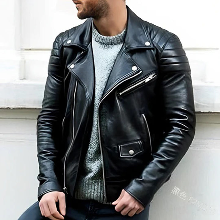 Jaqueta de couro biker - Ryder