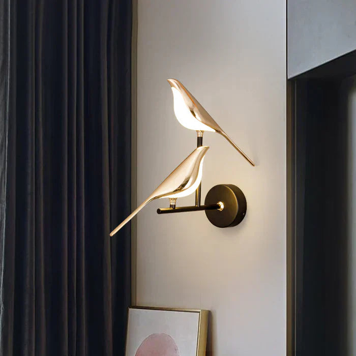 Luxury and Stylish Wall Lamp - OrionGlow-2 Bird-Nora Luxe