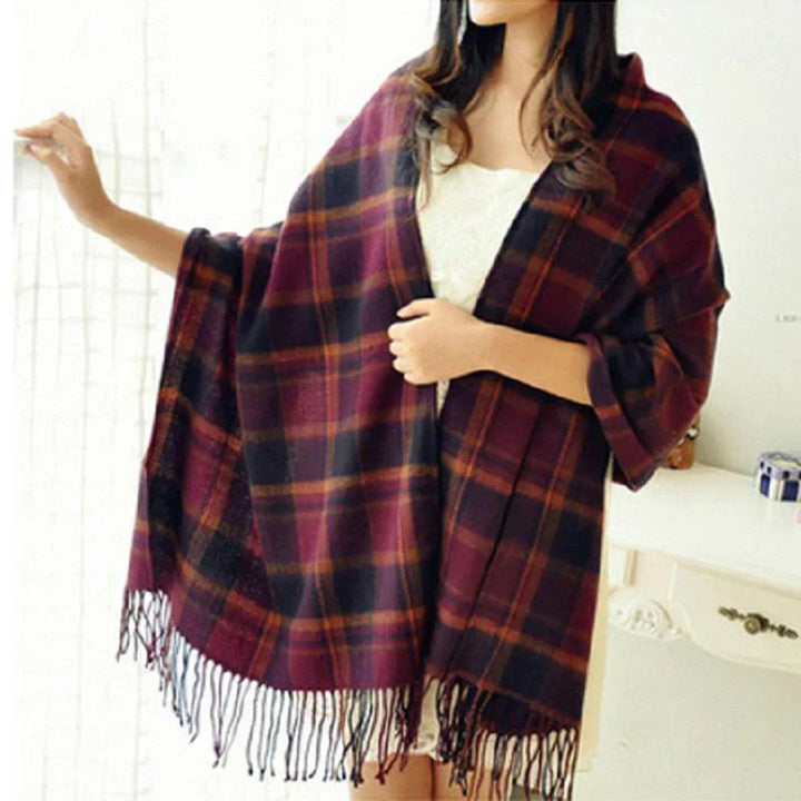Luxury Cashmere Ladies Scarf - Marlowe-Brown-Nora Luxe