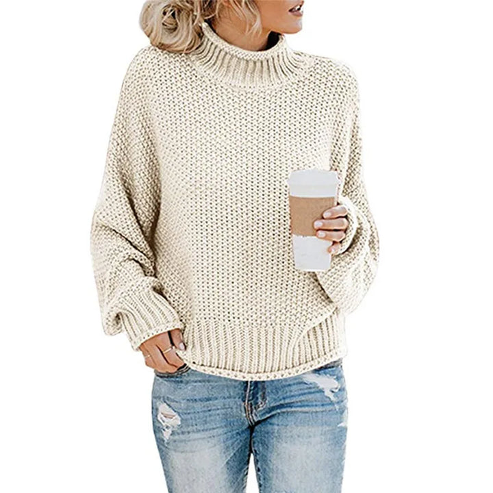 Luxury Ladies Roll Neck - Emma-Orange-S-Nora Luxe