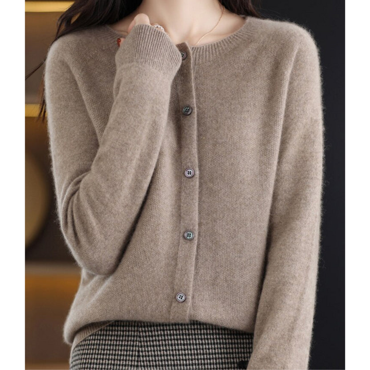 Luxury Ladies Waistcoat - Aurora-Brown-S-Nora Luxe