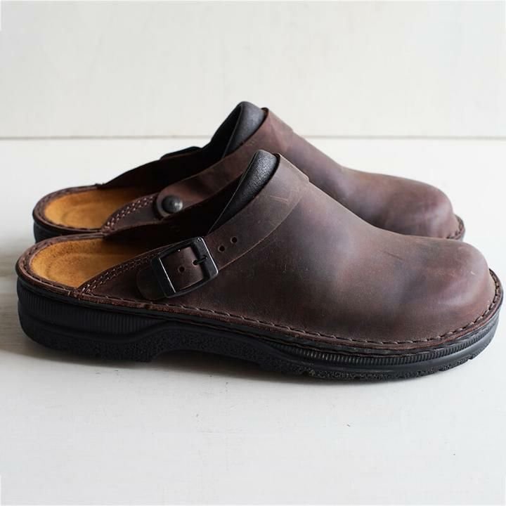 Luxury leather slippers for men – Elias-Brown-6.5-Nora Luxe