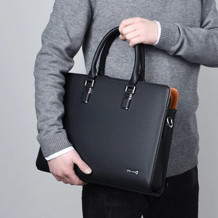 Luxury Men's Laptop Bag – Portaro-Blue-35.56 cm-The Livary