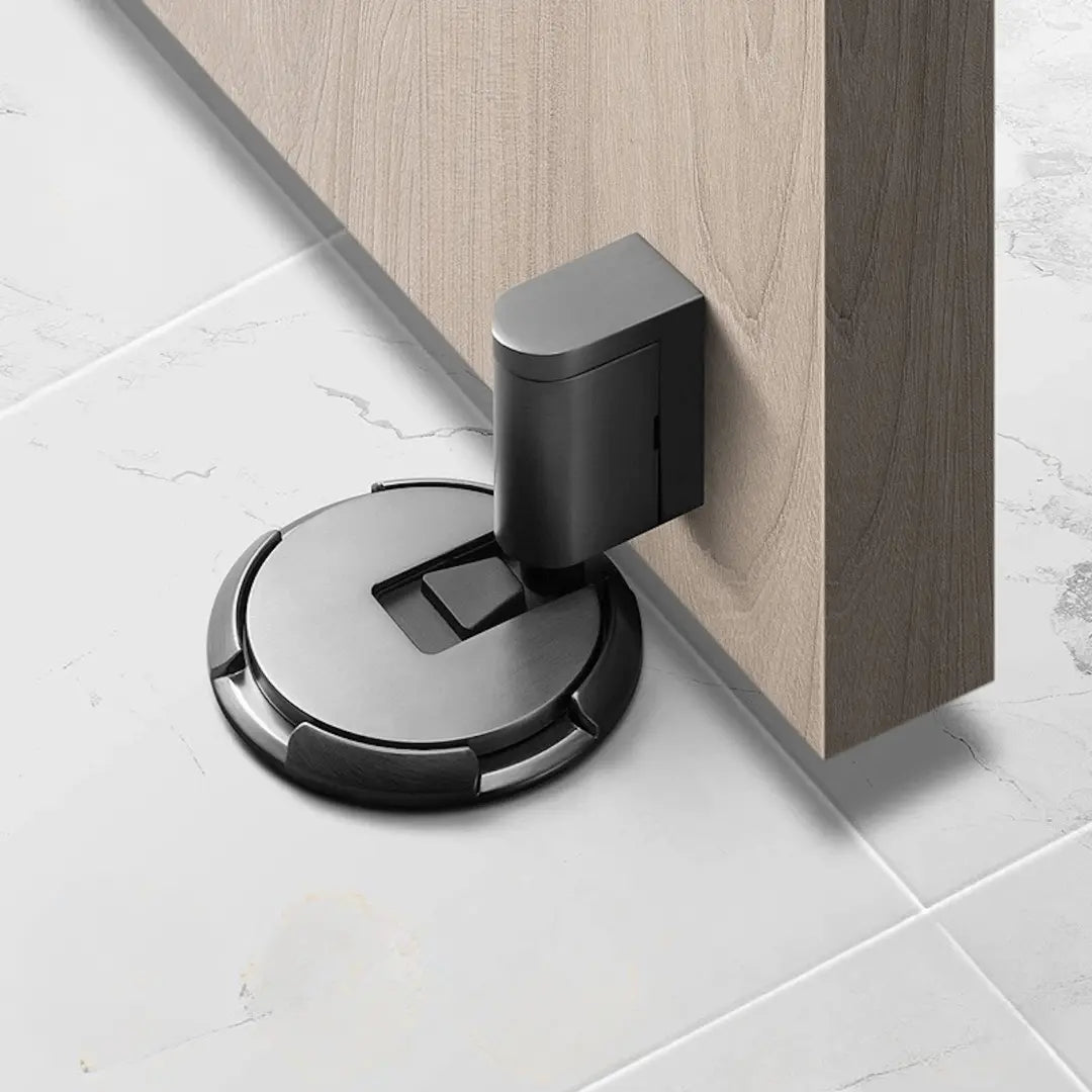 Magnetic Door Stopper Without Drilling - HoldMate-Black-The Livary