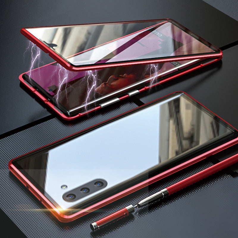 Magnetic Phone Protective Case - TitanGuard-Red-Nora Luxe