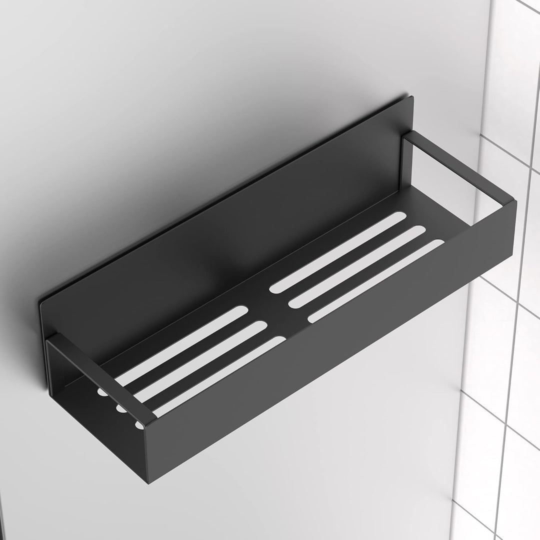 Magnetic Spice Rack Set of 4 – SpiceGrip-Black-Nora Luxe