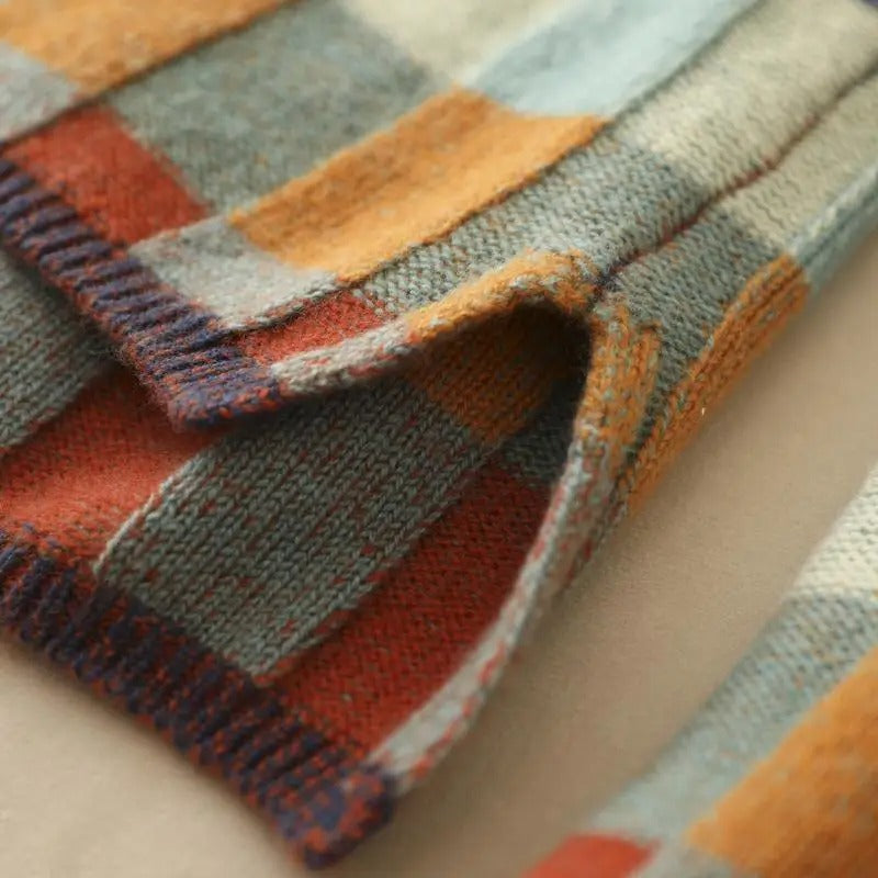 Pullover de gola alta de cashmere luxuoso - Aurora