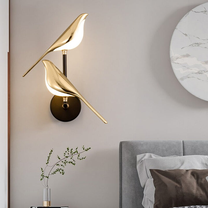 Luminária de parede moderna para pássaros - AviaryGlow