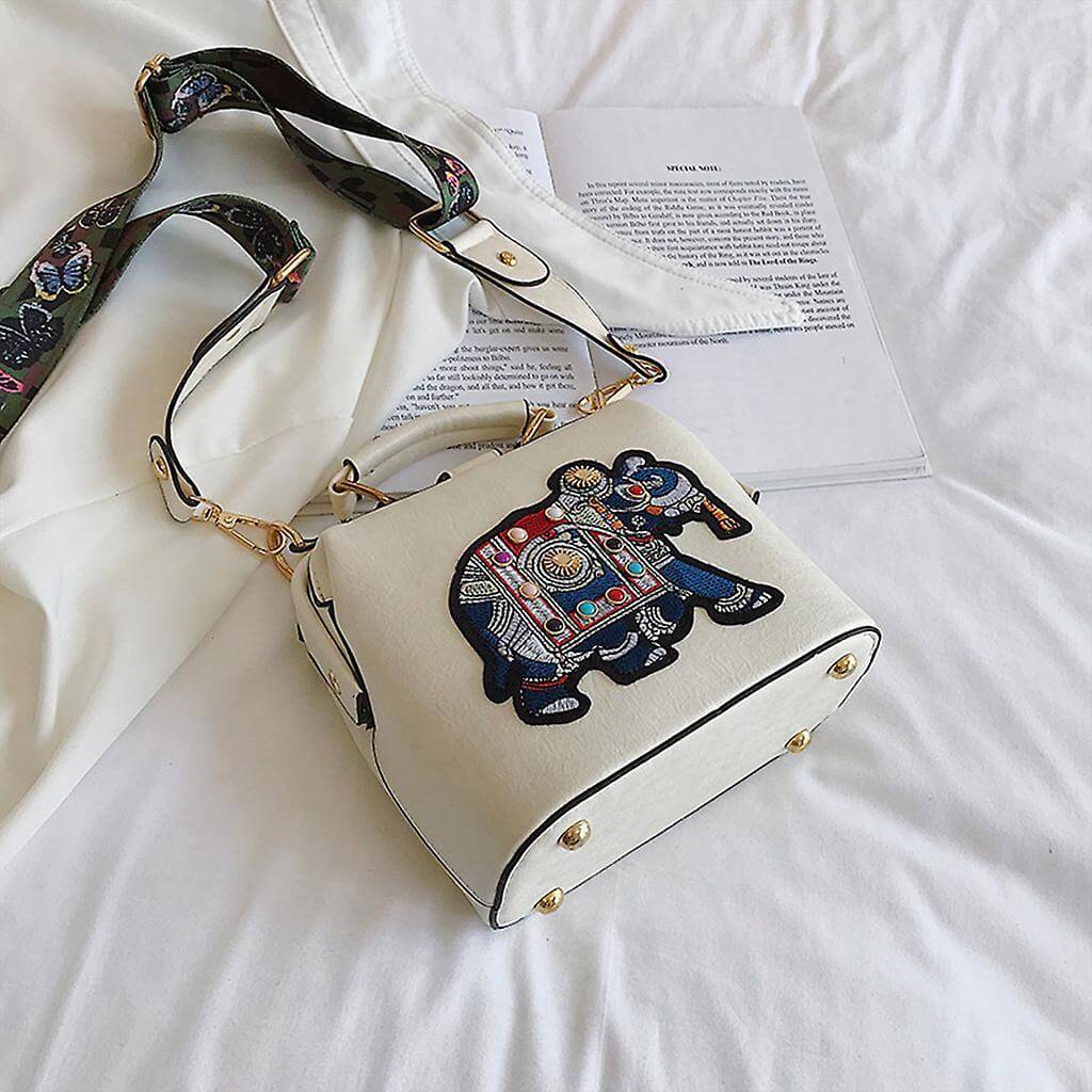 Embroidered Mandala Shoulder Bag – Lightweight Multi-Use Bohemian Design