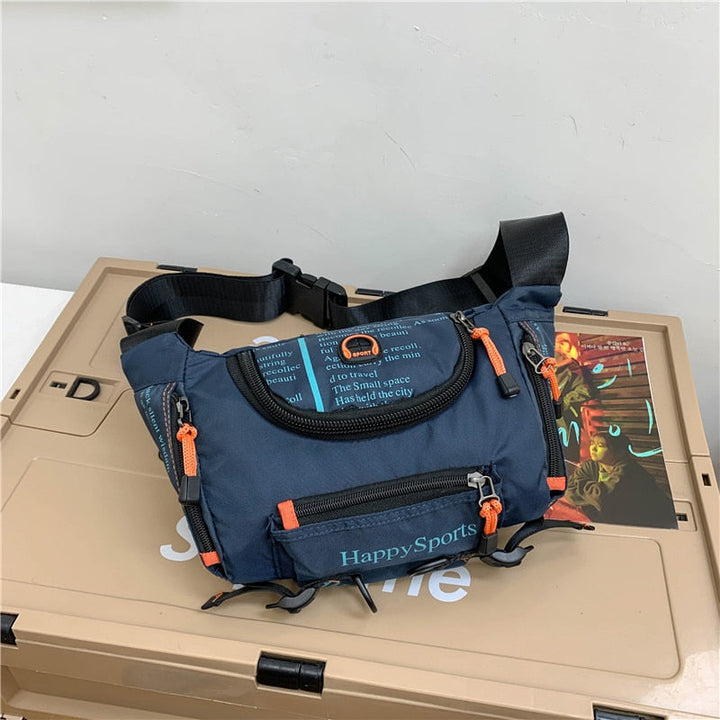 Water-Resistant Men’s Waist and Sling Bag – Multi-Way Travel & Outdoor Pack