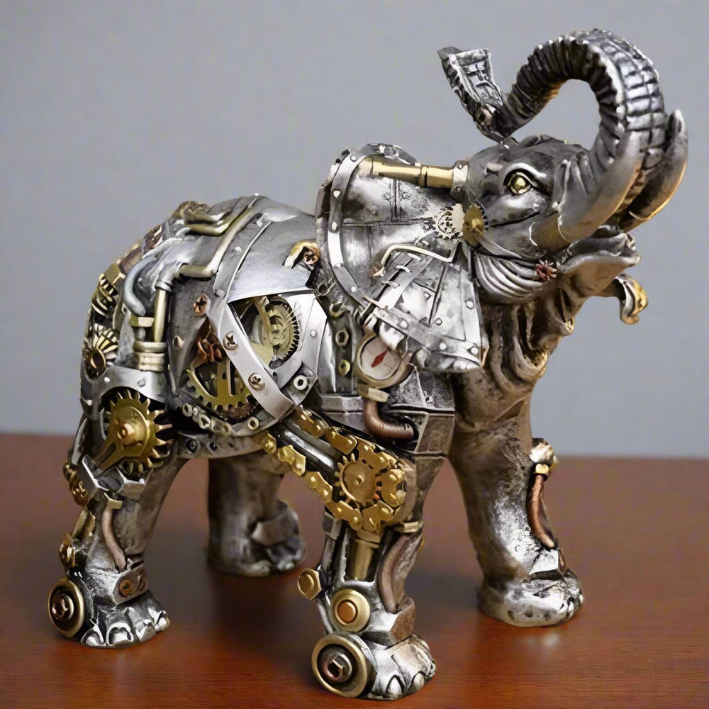 Mechanical Punk Animals Statues - GearBeast-Dragon-Nora Luxe
