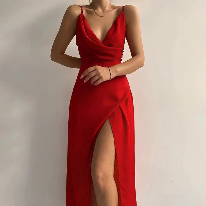 Vestido longo estiloso - Elara
