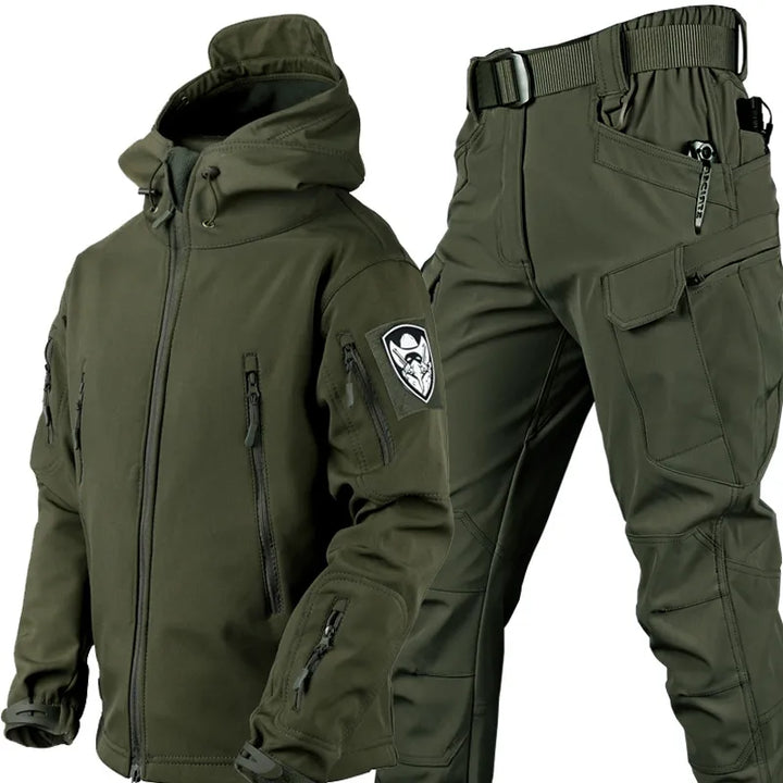 Men's Outdoor Set - Thomas-Olive Green-2XS-Nora Luxe