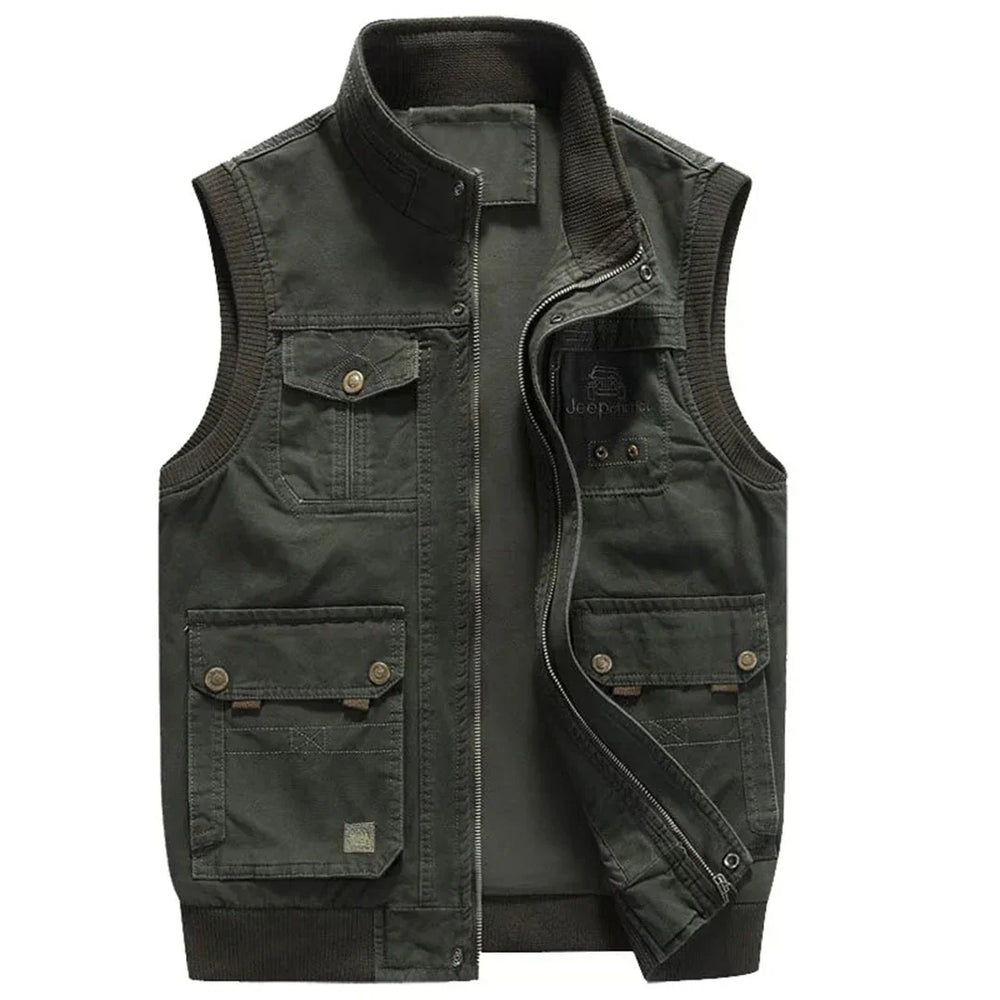 Men's outdoor vest with function – Magnus-Green-S-Nora Luxe