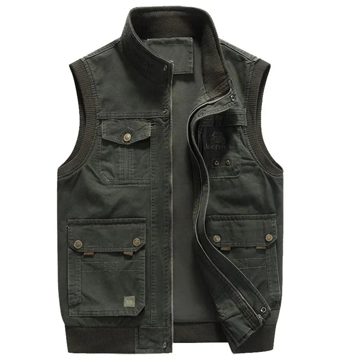 Men's outdoor vest with function – Magnus-Green-S-Nora Luxe