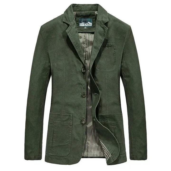 Men's Summer Jacket in Vintage and Military Styles – Viktor-Green-S-State of Style