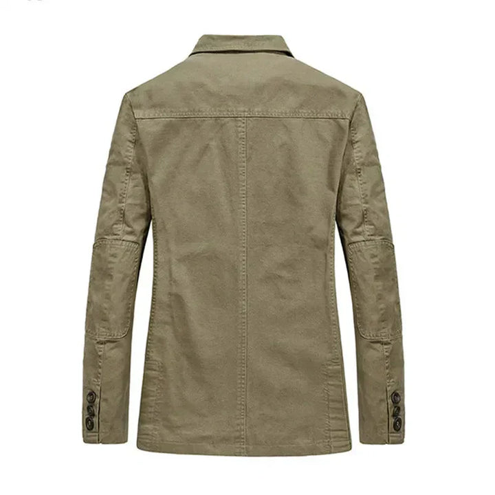 Men's Summer Jacket in Vintage and Military Styles – Viktor-Khaki-S-State of Style