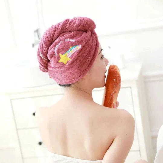 Microfiber Hair Towel - HairDry Pro-Purple-Nora Luxe
